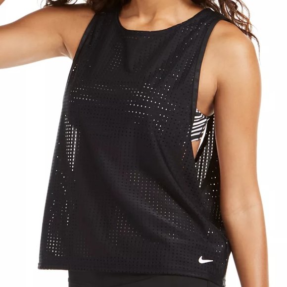 Nike | Swim | Nike Sport Mesh Layered Tankini Top | Poshmark